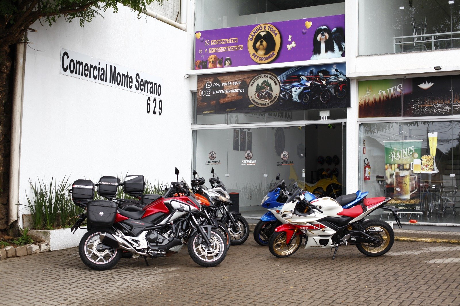 Fachada Haventura Motos — Comercial Monte Serrano 629, Caxias do Sul